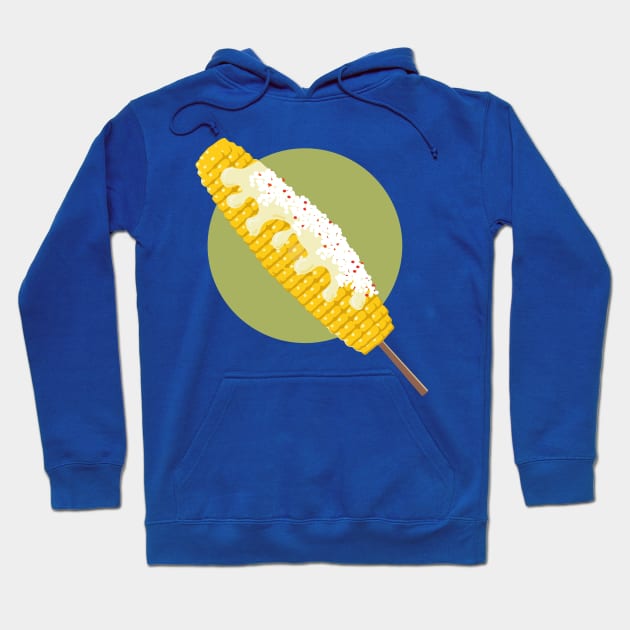 Elote authentic mexican street food corn Cinco de Mayo spicy food lover gift Hoodie by T-Mex